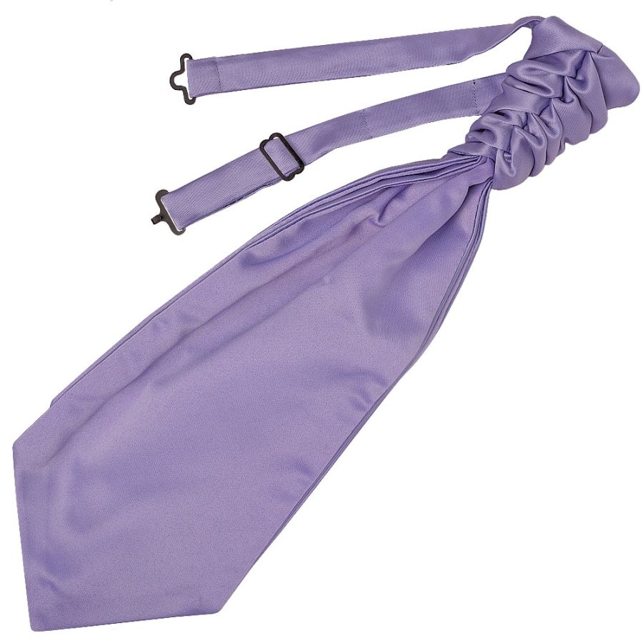 Lilac Satin Men's Cravat Tie