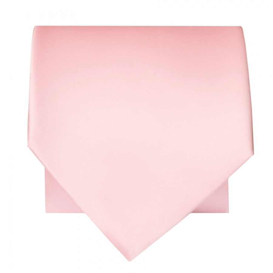 Plain Blush Pink Satin Classic Men's Tie
