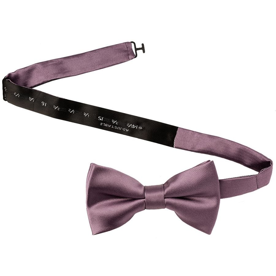 Plain Mauve Mens Bow Tie