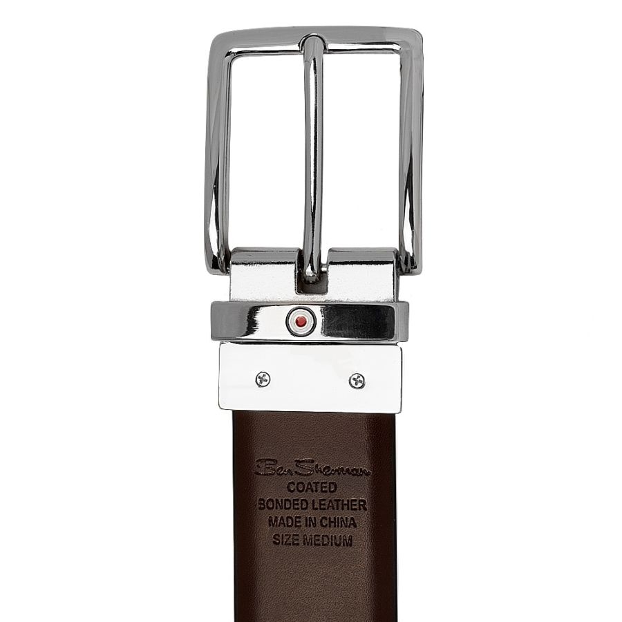 Ben Sherman Willard Reversable Belt Black and Brown