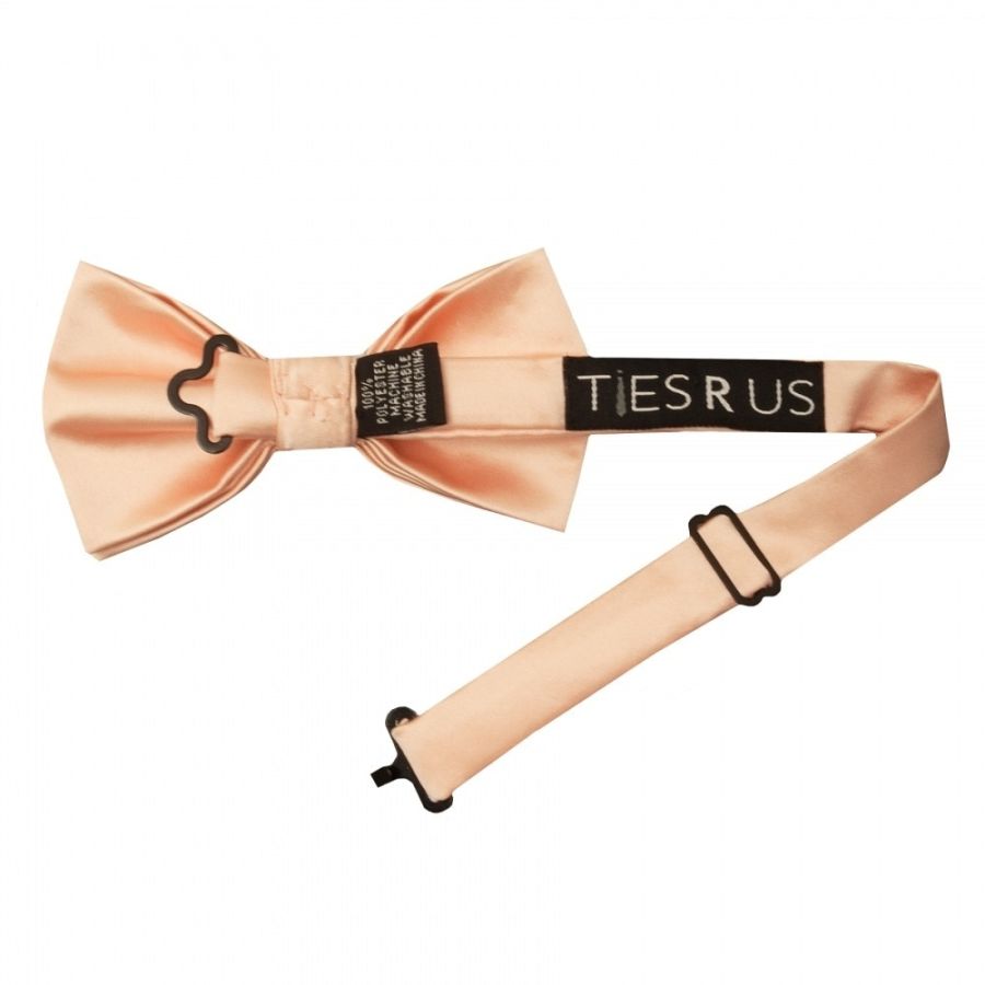 Pre Tied Light Peach Boys Bow Tie Age 18 Months-3 Years