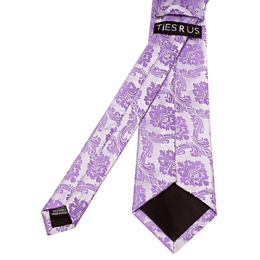 Cadbury Purple Paisley Classic Men's Tie