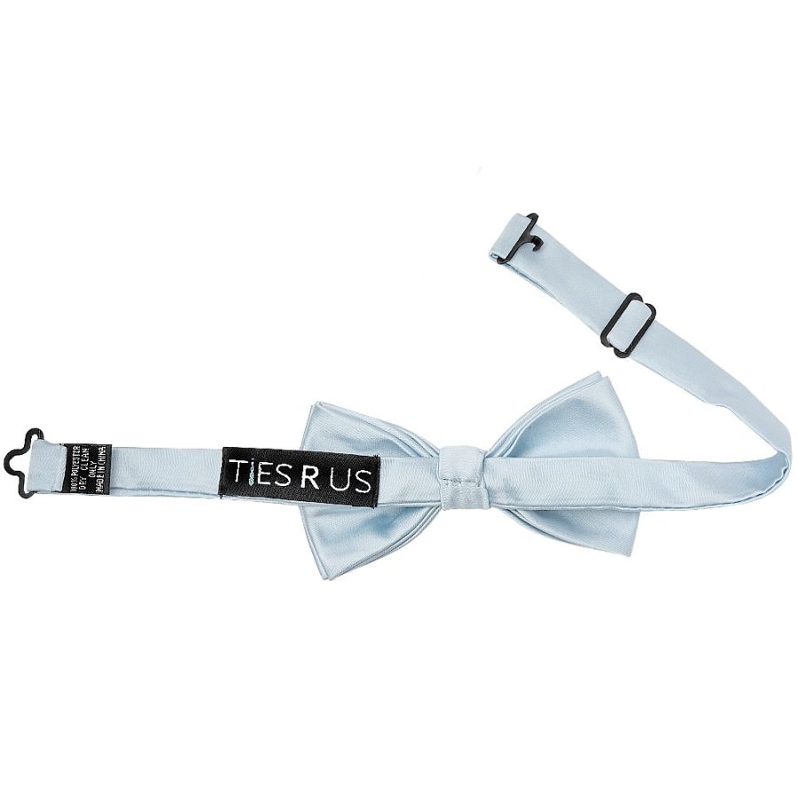 Pre Tied Misty Blue Boys Bow Tie Age 4-7