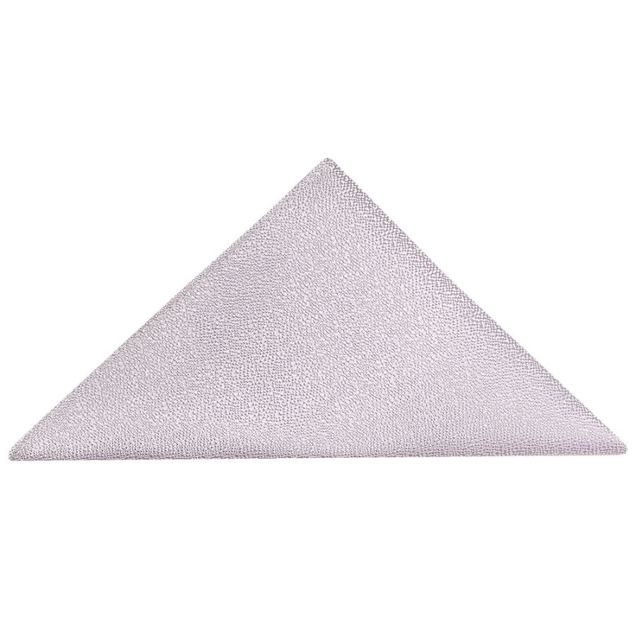 Plain Lilac Textured Silk Classic Men's Tie and Pocket Square Set