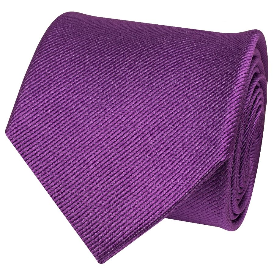 Cadbury Purple Silk Twill Classic Men's Tie