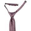 Pre Tied Plain Mauve Boys Tie and Pocket Square Set Age 4-7