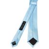 Plain Sky Blue Satin Skinny Men's Tie