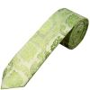 Sage Green Paisley Skinny Men's Tie