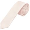 Plain Blush Silk Skinny Boys Tie and Pocket Square Set
