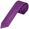 Cadbury Purple Silk Twill Skinny Mens Tie