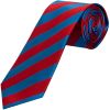 Red and Blue Striped Classic Men's Tie
