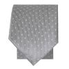 Silver and White Polka Dot Skinny Boys Tie