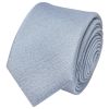 Plain Dusty Blue Silk Skinny Boys Tie