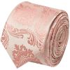 Rose Gold Paisley Skinny Men's Tie