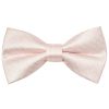 Pre Tied Blush Polka Dot Boys Bow Tie and Pocket Square Set Age 4-7