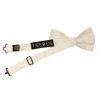 Pre Tied Ivory Floral Boys Bow Tie Age 4-7