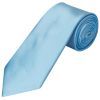 END OF SEASON Plain Sky Blue Satin Classic Men's Tie