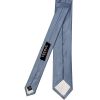 Dusty Blue Silk Twill Skinny Men's Tie and Pocket Square Set