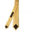 Plain Caramel Satin Skinny Boys Tie