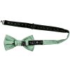 Plain Seagrass Handmade Mens Bow Tie and Pocket Square Set