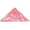 Light Coral Pink Floral Classic Men's Tie and Pocket Square Set