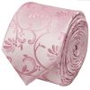 Dusty Pink Floral Skinny Men's Tie