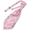 Dusty Pink Paisley Men's Cravat Tie and Pocket Square Set