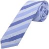 Light Blue Striped Skinny Men's Tie