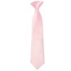 Pre Tied Baby Pink Satin Boys Tie Age 4-7