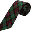 Green and Red Tartan Silk Classic Men's Tie