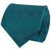 Teal Silk Twill Silk Classic Mens Tie and Pocket Square Set
