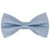 Pre Tied Dusty Blue Silk Boys Bow Tie Age 4-7
