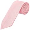 Classic Pink Mens Tie with Pocket Square and Lapel Pin Set