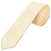 Ivory Textured Skinny Tie 