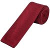 Red Wine Knitted Skinny Men's Tie