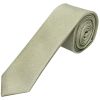 Plain Khaki Green Silk Skinny Boys Tie