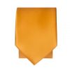 Plain Rust Satin Skinny Men's Tie