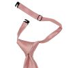 Pre Tied Dusty Rose Silk Twill Boys Tie Age 4-7