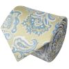 Green and Blue Paisley Classic Men's Tie and Pocket Square Set