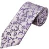 Purple Floral Classic Men's Tie
