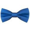 Pre Tied Electric Blue Boys Bow Tie Age 18 Months-3 Years