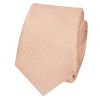 Plain Pale Peach Silk Skinny Boys Tie