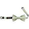 Pre Tied Light Sage Green Silk Boys Bow Tie Age 4-7
