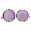 Plain Lilac Cufflinks