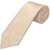 Plain Nude Satin Classic Mens Tie