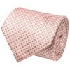 Rose Gold Diamond Neat Classic Men's Tie and Pocket Square Set