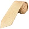 Gold Textured Classic Tie and Pocket Square Set
