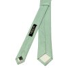 Plain Sea Grass Silk Skinny Boys Tie