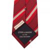 Red Stripe Silk Classic Men's Tie