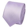 Lilac Textured Skinny Tie and Pocket Square Set